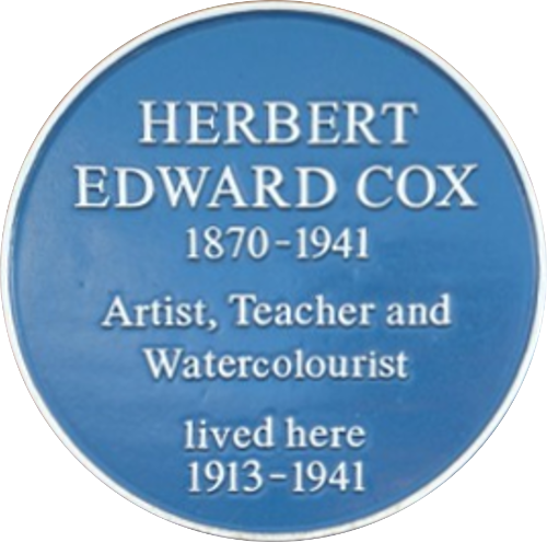 Plaque at 7, Manor Road, Lillington. Plaque